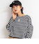 nolnol ウォッシャブルMVSシルケットボーダーショートT