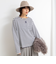 nolnolウォッシャブルMVSシルケットボーダーT