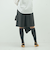 《セットアップ対応》ウォッシャブルフェイクレザーハーフパンツ
