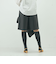 《セットアップ対応》ウォッシャブルフェイクレザーハーフパンツ