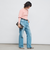 《手洗い可能》リブパフスリーブプルオーバーニット