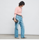 《手洗い可能》リブパフスリーブプルオーバーニット