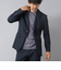【ACTIVE SECT】《セットアップ》ポンチプリントスーツ ジャケット&パンツ 25AW