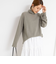 PUREカシミヤタートルネックニット