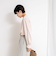 ウォッシャブルジョーゼットVネックブラウス