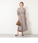 【一部WEB限定色アイテム】ウォッシャブルシャツワンピース