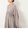 【一部WEB限定色アイテム】ウォッシャブルシャツワンピース