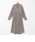 【一部WEB限定色アイテム】ウォッシャブルシャツワンピース