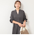 【一部WEB限定色アイテム】ウォッシャブルシャツワンピース