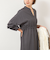 【一部WEB限定色アイテム】ウォッシャブルシャツワンピース