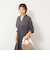 【一部WEB限定色アイテム】ウォッシャブルシャツワンピース