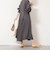 【一部WEB限定色アイテム】ウォッシャブルシャツワンピース