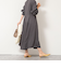 【一部WEB限定色アイテム】ウォッシャブルシャツワンピース