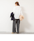 【一部WEB限定色アイテム】ウォッシャブルウエストゴムセミワイドパンツ