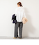 【一部WEB限定色アイテム】ウォッシャブルウエストゴムセミワイドパンツ