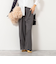 【一部WEB限定色アイテム】ウォッシャブルウエストゴムセミワイドパンツ