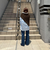 トライアングルレオパード柄ストール