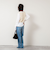 《手洗い可能》カットフェザーヤーン透かし柄2WAYビスチェ