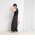 《手洗い可能》カットフェザーヤーン透かし柄2WAYビスチェ