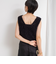 《手洗い可能》カットフェザーヤーン透かし柄2WAYビスチェ