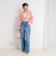 《手洗い可能》カットフェザーヤーン透かし柄2WAYカーディガン