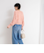 《手洗い可能》カットフェザーヤーン透かし柄2WAYカーディガン