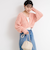 《手洗い可能》カットフェザーヤーン透かし柄2WAYカーディガン