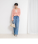 《手洗い可能》カットフェザーヤーン透かし柄2WAYカーディガン