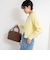 ヘアリーメタル釦クルーネックカーディガン