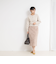ヘアリーメタル釦クルーネックカーディガン