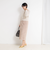 ヘアリーメタル釦クルーネックカーディガン