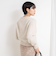 ヘアリーメタル釦クルーネックカーディガン
