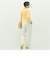 ウォッシャブルピーチツイルラップワイドパンツ