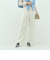 【一部WEB限定サイズ】ウォッシャブルブライトダブルクロスセミワイドパンツ