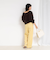 【一部WEB限定サイズ】ウォッシャブルブライトダブルクロスセミワイドパンツ