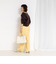 【一部WEB限定サイズ】ウォッシャブルブライトダブルクロスセミワイドパンツ