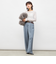 【一部WEB限定サイズ】ウォッシャブルブライトダブルクロスセミワイドパンツ