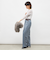 【一部WEB限定サイズ】ウォッシャブルブライトダブルクロスセミワイドパンツ