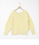 ヘアリー2WAYプルオーバーニット