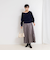 ヘアリー2WAYプルオーバーニット
