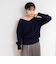 ヘアリー2WAYプルオーバーニット