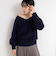 ヘアリー2WAYプルオーバーニット