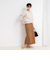 ヘアリー2WAYプルオーバーニット