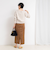 ヘアリー2WAYプルオーバーニット