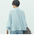 ウォッシャブル2WAY割繊衿フリルブラウス