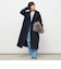 【一部WEB限定色】アンゴラビーバーベルテッドロングコート