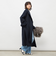 【一部WEB限定色】アンゴラビーバーベルテッドロングコート