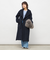 【一部WEB限定色】アンゴラビーバーベルテッドロングコート