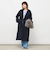 【一部WEB限定色】アンゴラビーバーベルテッドロングコート