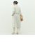 【一部WEB限定色】アンゴラビーバーベルテッドロングコート